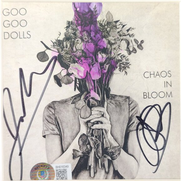 Goo Goo Dolls Signed Chaos In Bloom CD Framed Display Beckett Autograph Album - Picture 2 of 5